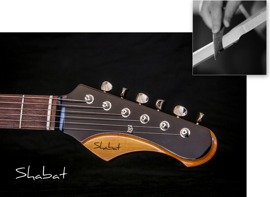 Shabat Custom Guitar Neck Shaping