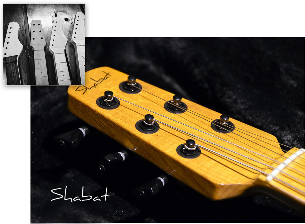 Shabat Custom Guitar Quartersawn Necks